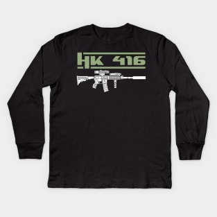 Assault Rifle HK 416 Sopmod 1 Kids Long Sleeve T-Shirt